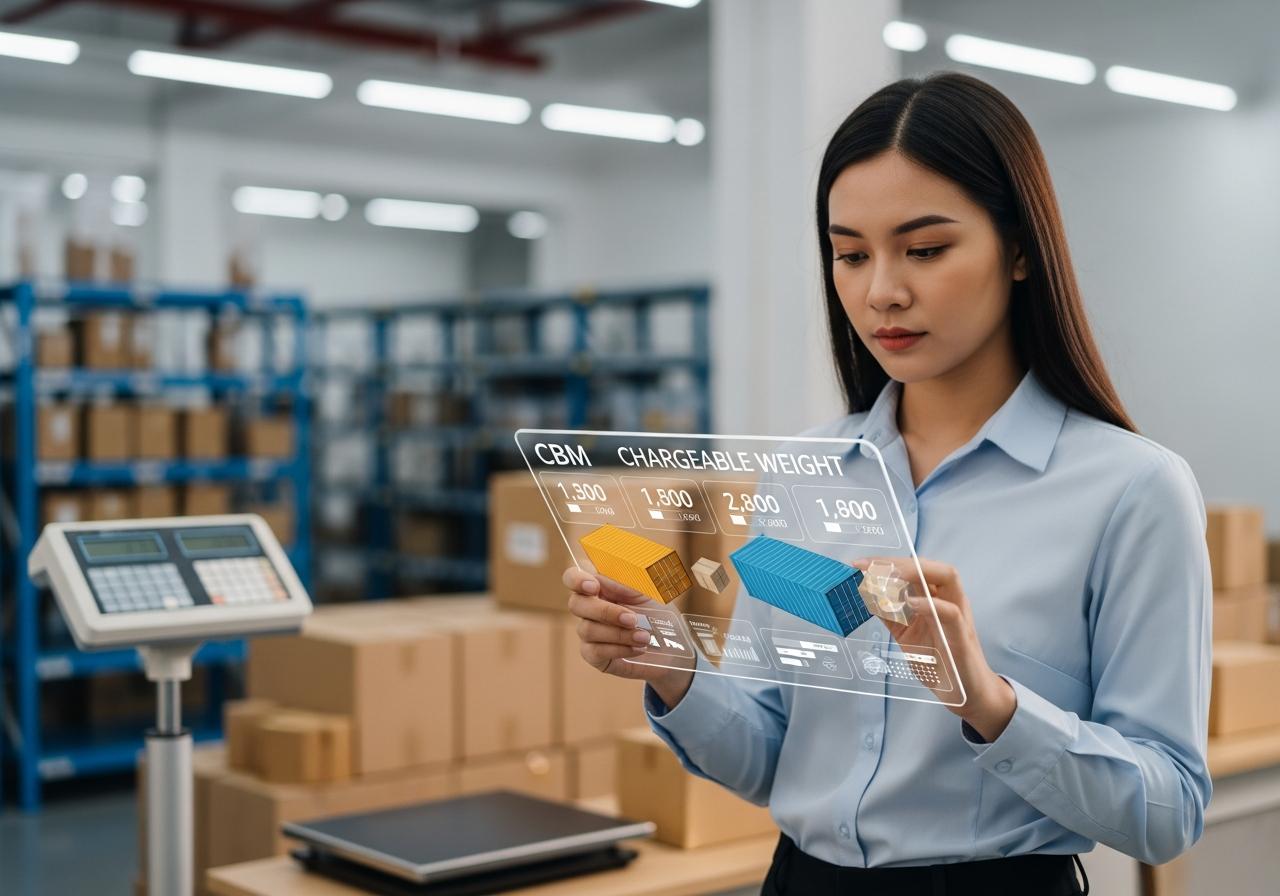 Công thức tính CBM và quy đổi sang trọng lượng tính cước (Chargeable Weight)