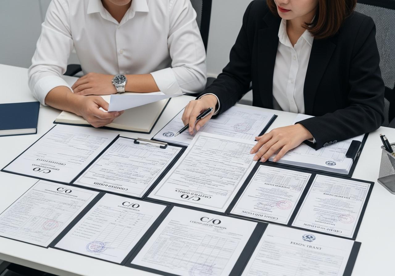 Phân loại các form C/O phổ biến và cách 