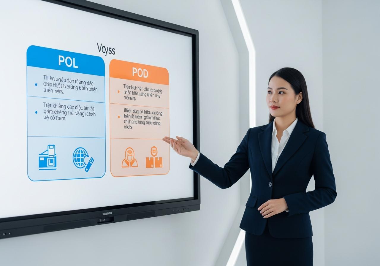 3 Giây phân biệt nhanh POL và POD trong xuất nhập khẩu (Bảng so sánh)