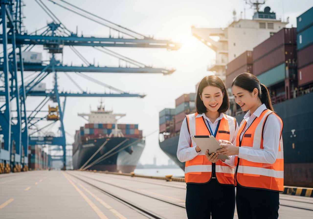 Quy trình 7 bước vận chuyển đường biển chuyên nghiệp cùng AT Asia