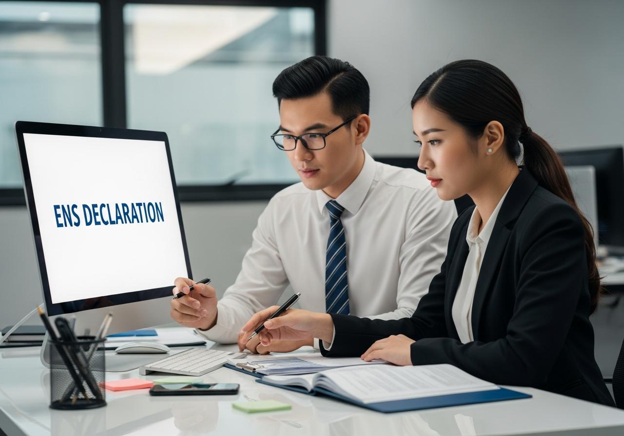 Ai là người chịu trách nhiệm khai báo và đóng phí ENS?