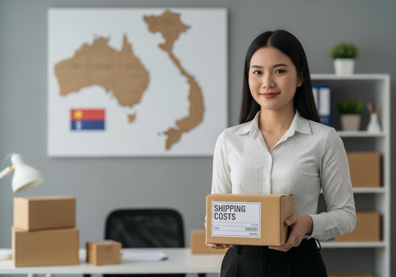 Chi phí gửi hàng từ Úc về Việt Nam được tính như thế nào?