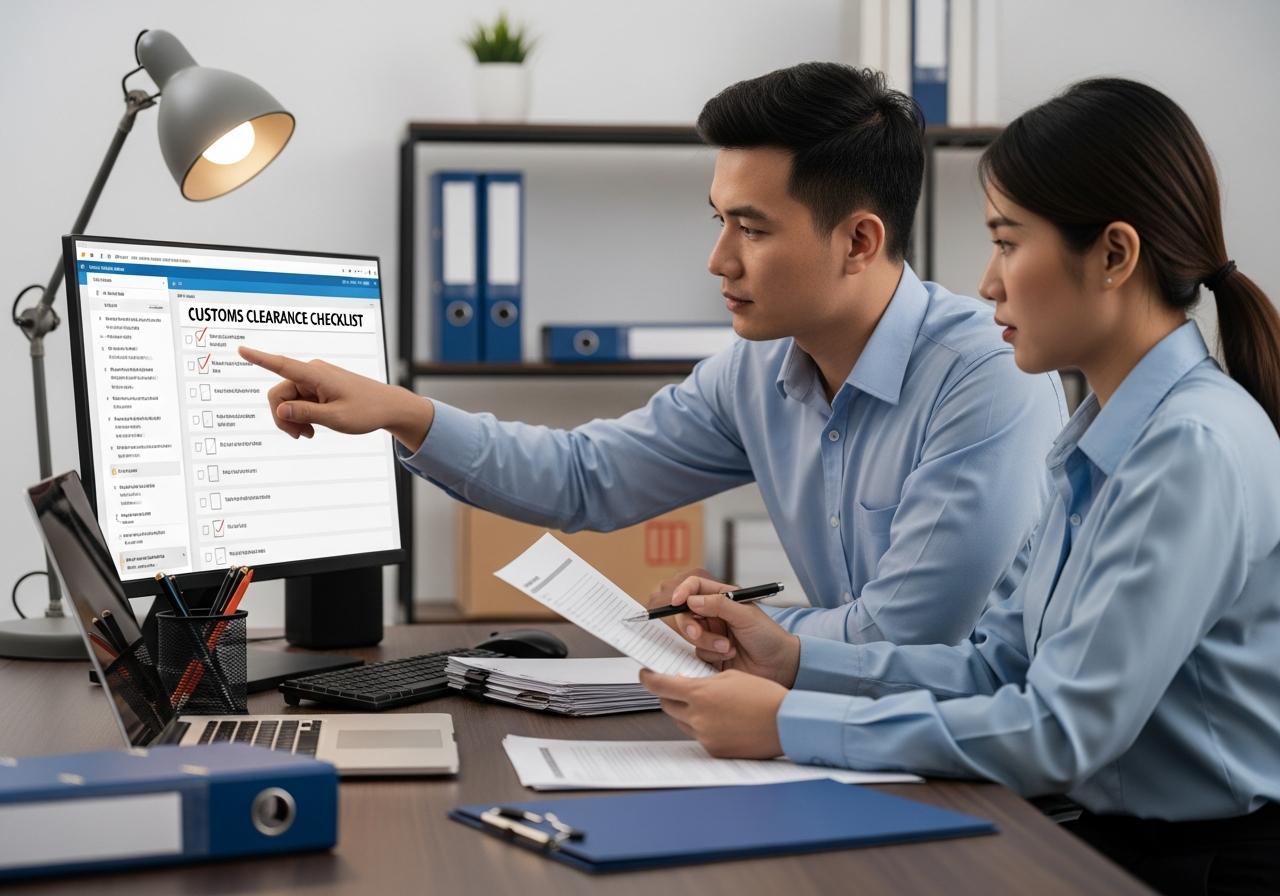 Checklist bộ chứng từ bắt buộc phải có để thông quan hàng hóa