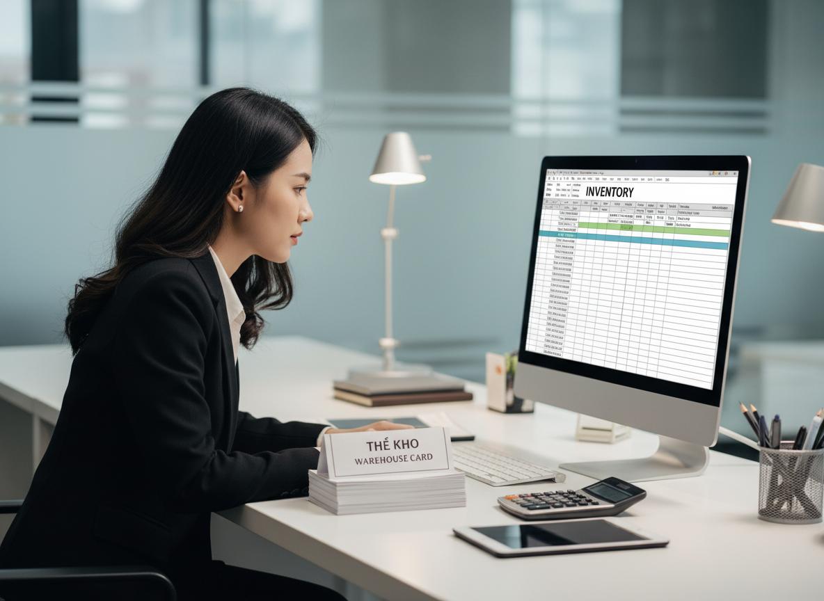 Tải miễn phí Mẫu thẻ kho (sổ kho) chuẩn bằng Excel