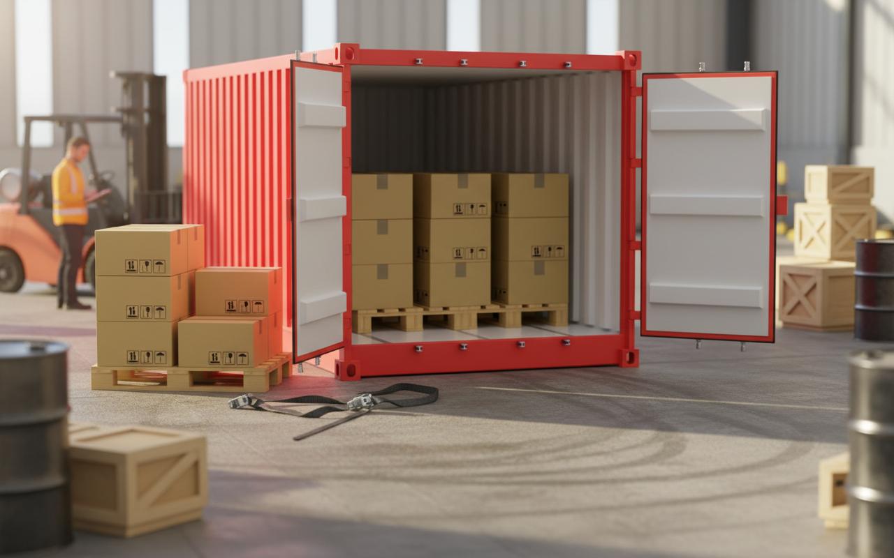 cách thức đóng hàng vào container